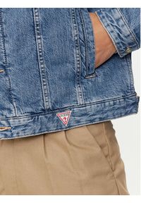Guess Jeans Kurtka jeansowa M4YN38 D5DO2 Niebieski Regular Fit. Kolor: niebieski. Materiał: bawełna #2