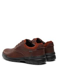 Clarks Półbuty Rockie WalkGtx GORE-TEX 261734657 Brązowy. Kolor: brązowy. Materiał: skóra