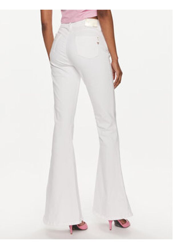 Fracomina Jeansy FP24SV8040W61501 Biały Bootcut Fit. Kolor: biały