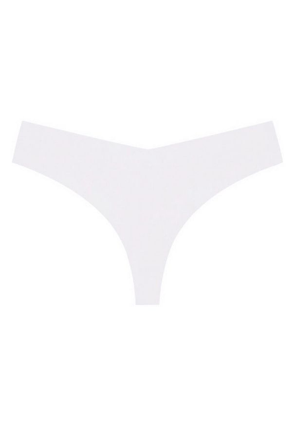 Intica - Stringi bezszwowe niewidoczne pod ubraniami Lala. Kolor: biały. Materiał: materiał, skóra