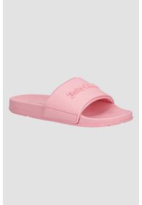 Juicy Couture - JUICY COUTURE Jasno-różowe klapki damskie Embossed Slider, Rozmiar 37. Okazja: na co dzień. Kolor: różowy. Sezon: lato. Styl: casual #1