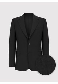 Pako Lorente - PAKO LORENTE – Wełniana marynarka garniturowa w kolorze czarnym. Okazja: na spotkanie biznesowe. Kolor: czarny. Materiał: wełna. Wzór: gładki. Styl: biznesowy #7