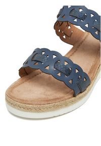 Clara Barson Espadryle WS2189-52 Granatowy. Kolor: niebieski. Materiał: materiał #4