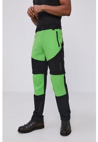 Viking - Spodnie. Kolor: zielony. Materiał: materiał #1