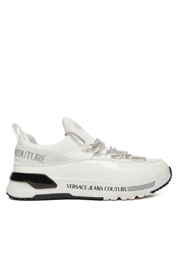 Versace Jeans Couture Sneakersy 79VA3SAB Biały. Kolor: biały. Materiał: materiał
