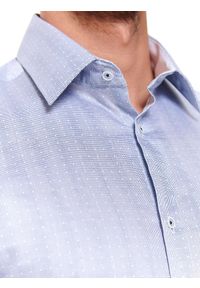 TOP SECRET - Koszula wzorzysta regularny krój. Kolor: niebieski. Materiał: bawełna. Długość rękawa: długi rękaw. Długość: długie. Sezon: zima #2