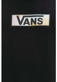 Vans bluza bawełniana męska kolor czarny z nadrukiem. Kolor: czarny. Materiał: bawełna. Długość rękawa: długi rękaw. Długość: długie. Wzór: nadruk. Styl: klasyczny #4