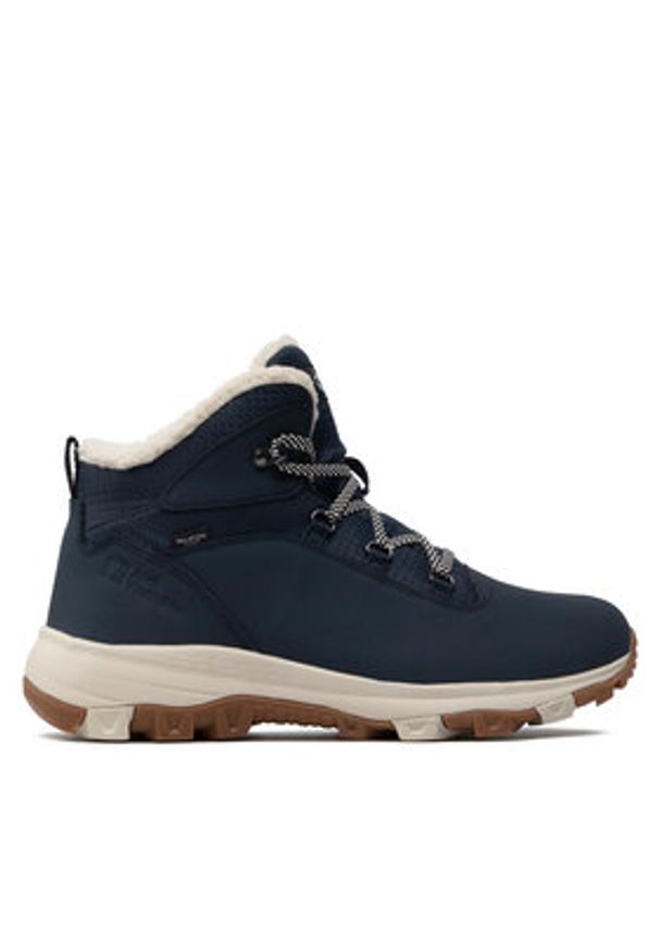 Jack Wolfskin Trekkingi Everquest Texapore Mid W 4053581 1171 080 Granatowy. Kolor: niebieski. Materiał: skóra. Sport: turystyka piesza