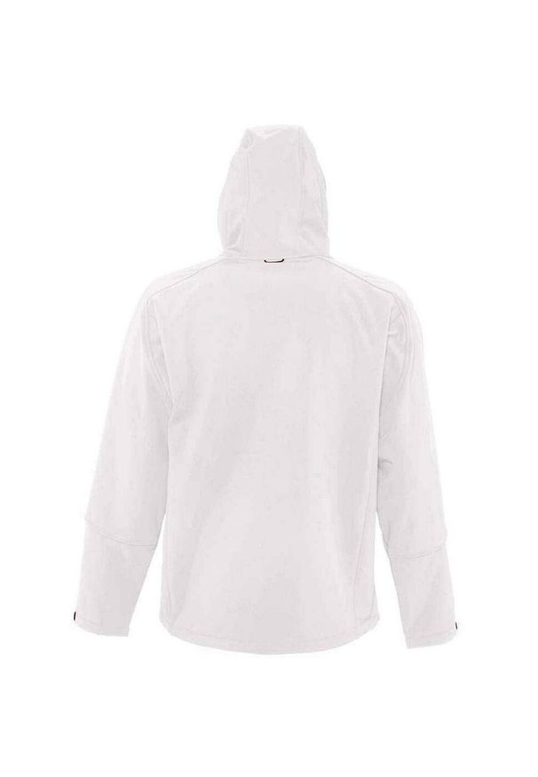 SOL'S - Męska Kurtka Soft Shell Replay Z Kapturem. Typ kołnierza: kaptur. Kolor: biały