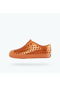 Native Shoes - Buty miejskie dziecięce NATIVE JEFFERSON METALLIC JUNIOR. Okazja: na co dzień. Kolor: żółty