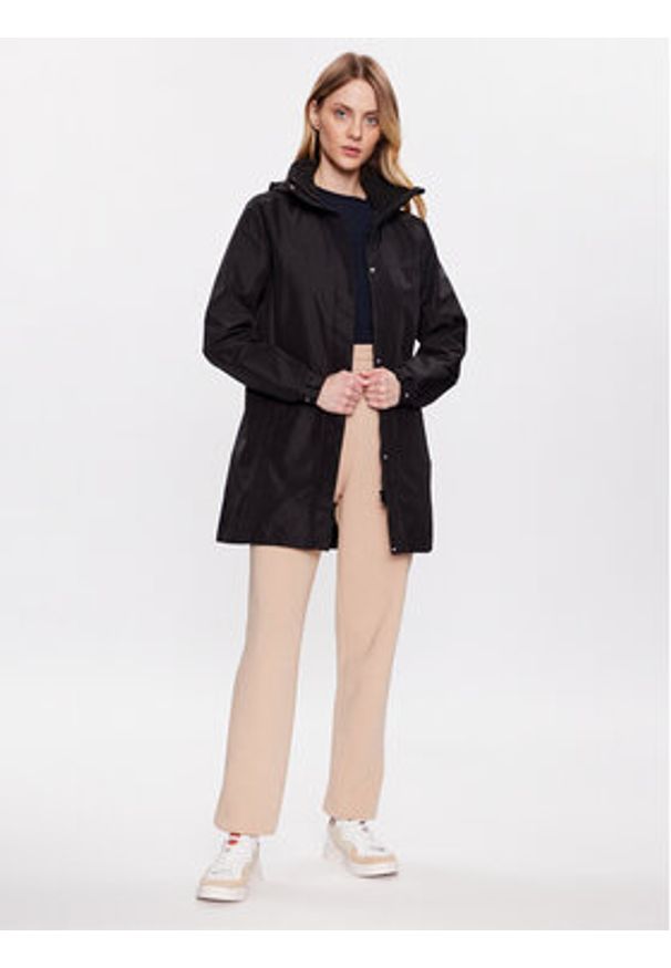 Helly Hansen Kurtka przeciwdeszczowa Aden 62648 Czarny Regular Fit. Kolor: czarny. Materiał: syntetyk