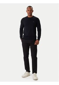 BOSS Sweter Kanovano_S 50527583 Granatowy Regular Fit. Kolor: niebieski. Materiał: bawełna #5