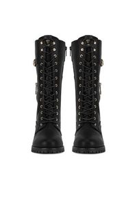 Mustang Kozaki 1435-602 Czarny. Kolor: czarny. Materiał: materiał #5