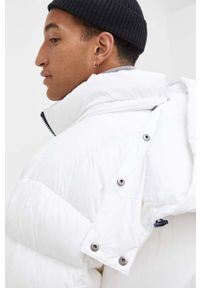 Tommy Jeans kurtka puchowa męska kolor biały zimowa. Kolor: biały. Materiał: puch. Sezon: zima #2
