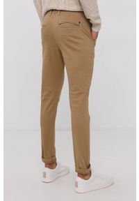 !SOLID - Solid Spodnie męskie kolor beżowy w fasonie chinos. Kolor: beżowy. Materiał: tkanina. Wzór: gładki #2
