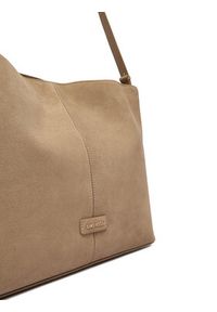 Gino Rossi - GINO ROSSI Torebka EO-LA224-19148-1 Beżowy. Kolor: beżowy. Materiał: zamszowe, skórzane #6