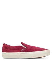 Vans Tenisówki Classic Slip-On VN000D6YZCF1 Bordowy. Zapięcie: bez zapięcia. Kolor: czerwony. Materiał: materiał #1