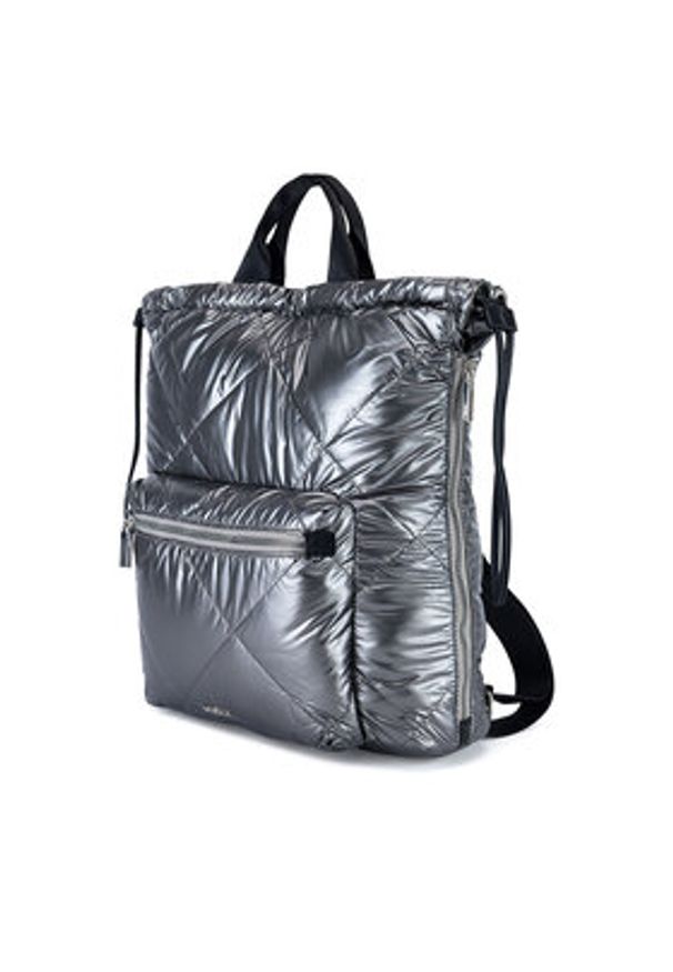 MEXX Plecak MEXX-K-010-06 Srebrny. Kolor: srebrny. Materiał: materiał, poliester