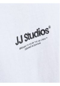 Jack & Jones - Jack&Jones Longsleeve Soho 12278788 Biały Relaxed Fit. Kolor: biały. Materiał: bawełna. Długość rękawa: długi rękaw