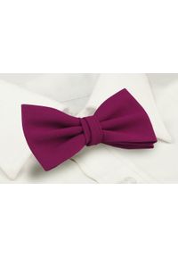 Mucha Męska z Poszetką - Chattier - Magenta. Kolor: różowy. Styl: sportowy, elegancki #3