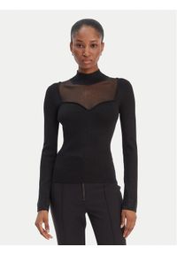 Guess Sweter W6RR45 Z4842 Czarny Regular Fit. Kolor: czarny. Materiał: syntetyk #1