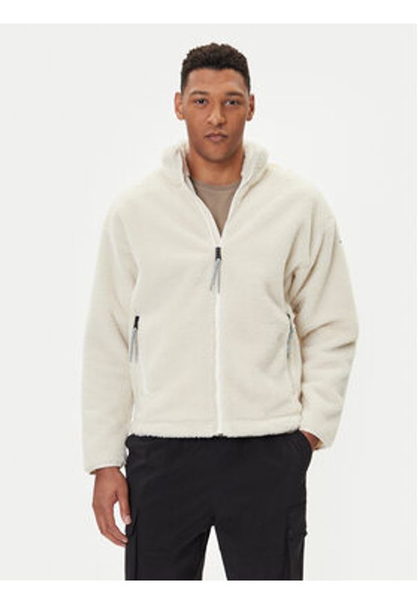 Napapijri Polar NP0A88TC Beżowy Regular Fit. Kolor: beżowy. Materiał: syntetyk