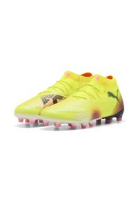 Puma - Buty piłkarskie FUTURE 8 ULTIMATE AG PUMA Yellow Alert Black Sun Struck Pink. Kolor: żółty, wielokolorowy, różowy, czarny. Sport: piłka nożna