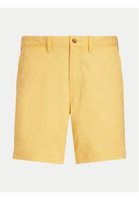 Polo Ralph Lauren Szorty materiałowe 710799213011 Żółty Slim Fit. Kolor: żółty. Materiał: bawełna #4