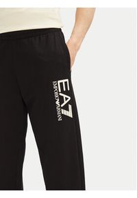 EA7 Emporio Armani Spodnie dresowe 7M000233 AF13512 MC156 Czarny Regular Fit. Kolor: czarny. Materiał: bawełna #2