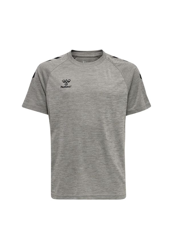 Koszulka sportowa z krótkim rękawem dziecięca Hummel Core XK Kids Poly T-Shirt. Kolor: szary. Długość rękawa: krótki rękaw. Długość: krótkie. Sport: piłka ręczna