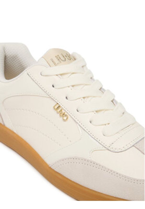 Liu Jo Sneakersy Connor 01 BF5069 PX769 Écru. Materiał: skóra