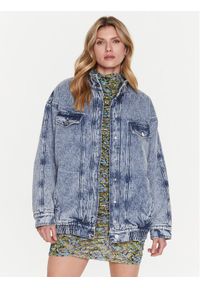 GESTUZ - Gestuz Kurtka jeansowa Kandra 10906839 Niebieski Oversize. Kolor: niebieski. Materiał: bawełna