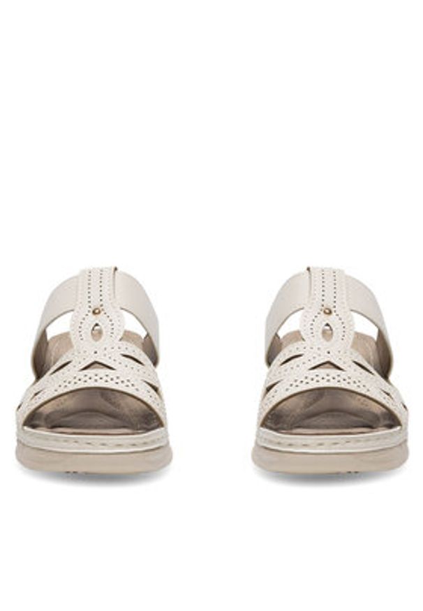 Clara Barson Klapki WYL0510-28 Beżowy. Kolor: beżowy. Materiał: syntetyk