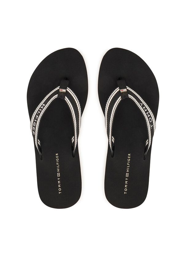TOMMY HILFIGER - Japonki Tommy Hilfiger. Kolor: czarny