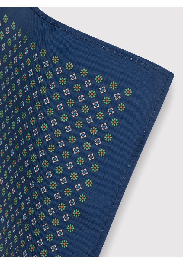 Pako Lorente - PAKO LORENTE – Męska poszetka w kolorze granatowym. Kolor: niebieski. Materiał: poliester