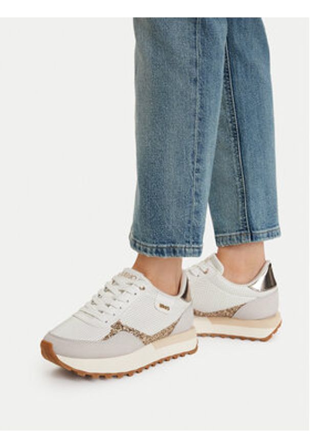 Liu Jo Sneakersy Evelyn 915 BA6065 TX524 Biały. Kolor: biały. Materiał: materiał