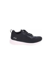 skechers - Buty do chodzenia damskie Skechers Bobs Squad Tough. Zapięcie: sznurówki. Kolor: czarny. Materiał: materiał, syntetyk, tkanina. Szerokość cholewki: normalna. Sport: turystyka piesza