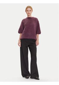Dixie Sweter M277Y101A Fioletowy Relaxed Fit. Kolor: fioletowy. Materiał: syntetyk #4