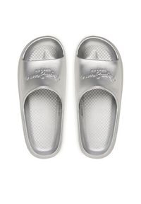 Pepe Jeans Klapki Beach Slidemet PLS70165 Srebrny. Kolor: srebrny
