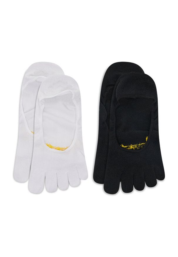 Vibram Fivefingers Zestaw 2 par stopek unisex Ghost S15G12P Biały. Kolor: biały. Materiał: materiał