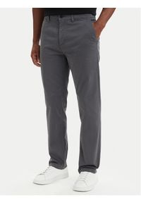 BOSS Chinosy 50534378 Szary ciemny Regular Fit. Kolor: szary. Materiał: bawełna #1