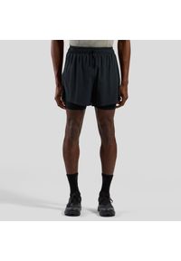 Spodenki męskie Odlo ZEROWEIGHT 5 INCH 2-in-1 short. Kolor: czarny. Sport: bieganie