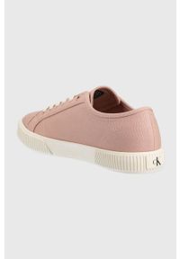 Calvin Klein Jeans tenisówki ESS VULC MONO W damskie kolor różowy. Kolor: różowy. Materiał: poliester, guma #5