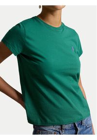 Polo Ralph Lauren T-Shirt 211B14605027 Zielony Regular Fit. Typ kołnierza: polo. Kolor: zielony. Materiał: bawełna #6