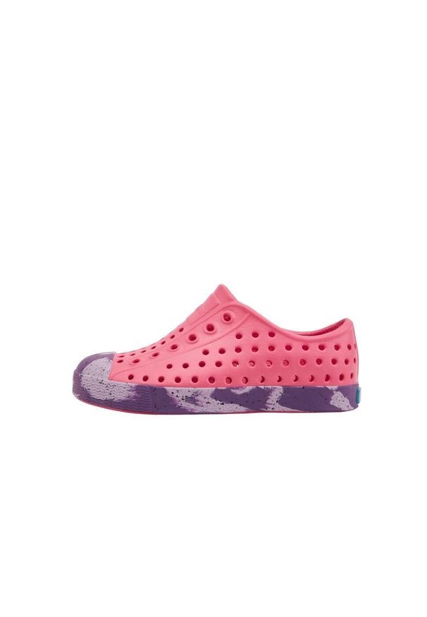 Native Shoes - Buty miejskie dziecięce NATIVE JEFFERSON MARBLED CHILD. Kolor: różowy. Sport: turystyka piesza
