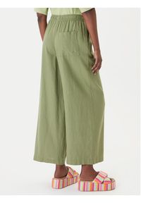 Roxy Spodnie materiałowe Lekeitio Break ERJNP03545 Zielony Wide Leg. Kolor: zielony. Materiał: len #4