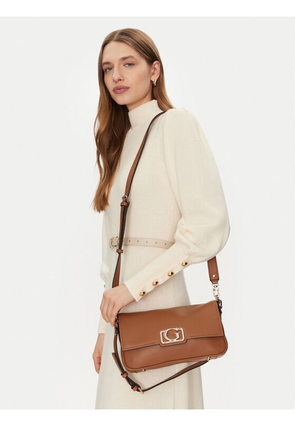 Guess Torebka HWBG96 42190 Brązowy. Kolor: brązowy. Materiał: skórzane