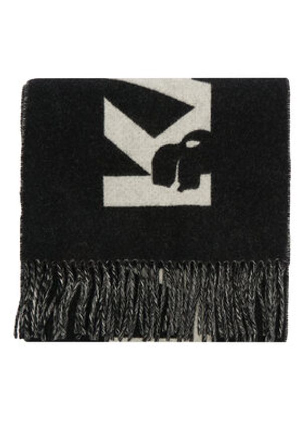 Karl Lagerfeld - KARL LAGERFELD Szalik 246W3309 Czarny. Kolor: czarny. Materiał: wełna