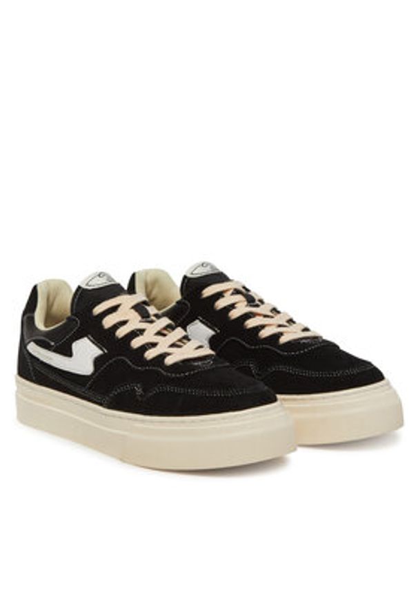 S.W.C Stepney Workers Club Sneakersy Pearl YA23015 Czarny. Kolor: czarny. Materiał: zamsz, skóra