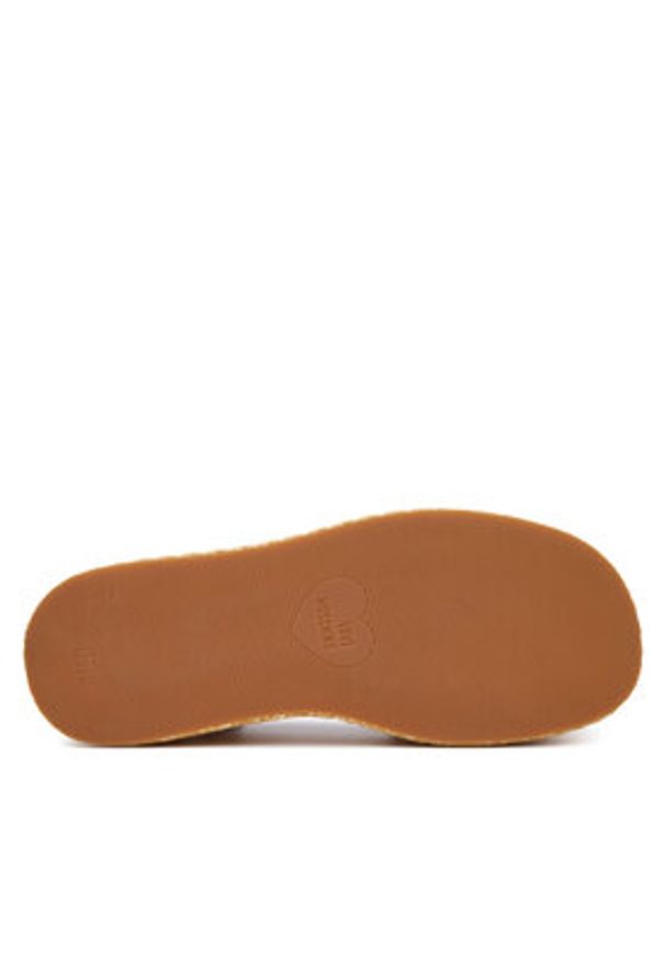 Love Moschino - LOVE MOSCHINO Sandały JA16127I0OJR610B Beżowy. Kolor: beżowy. Materiał: materiał